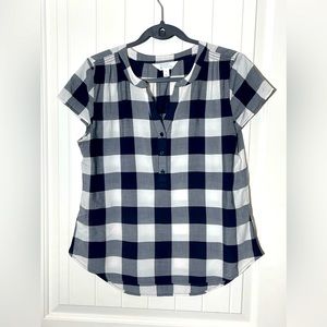 Split neck Henley top